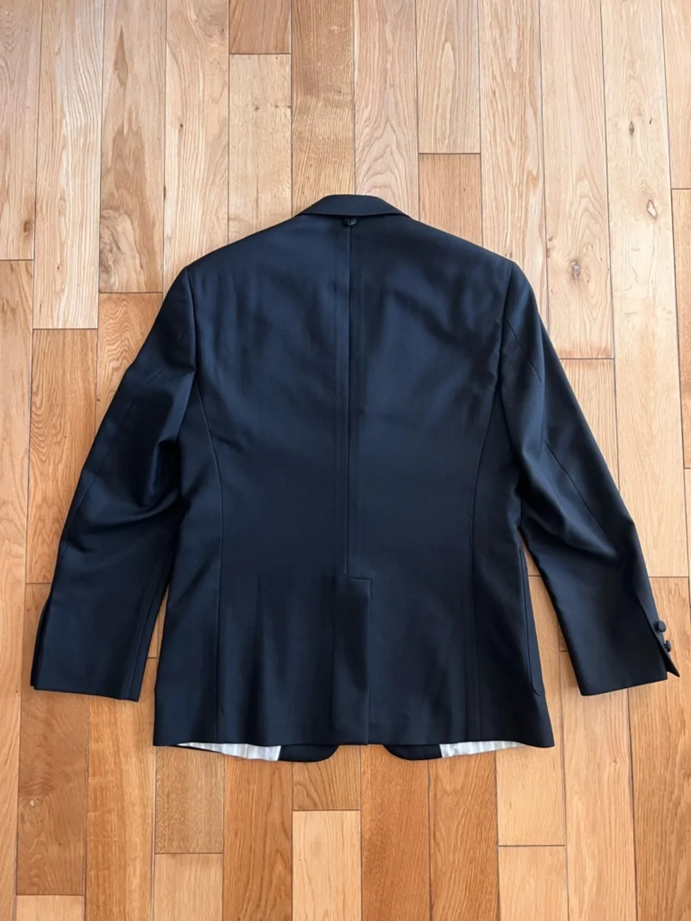 Black Fleece Thom Browne Brooks Brothers Black Blazer 100% Wool Mens Size BB1/38